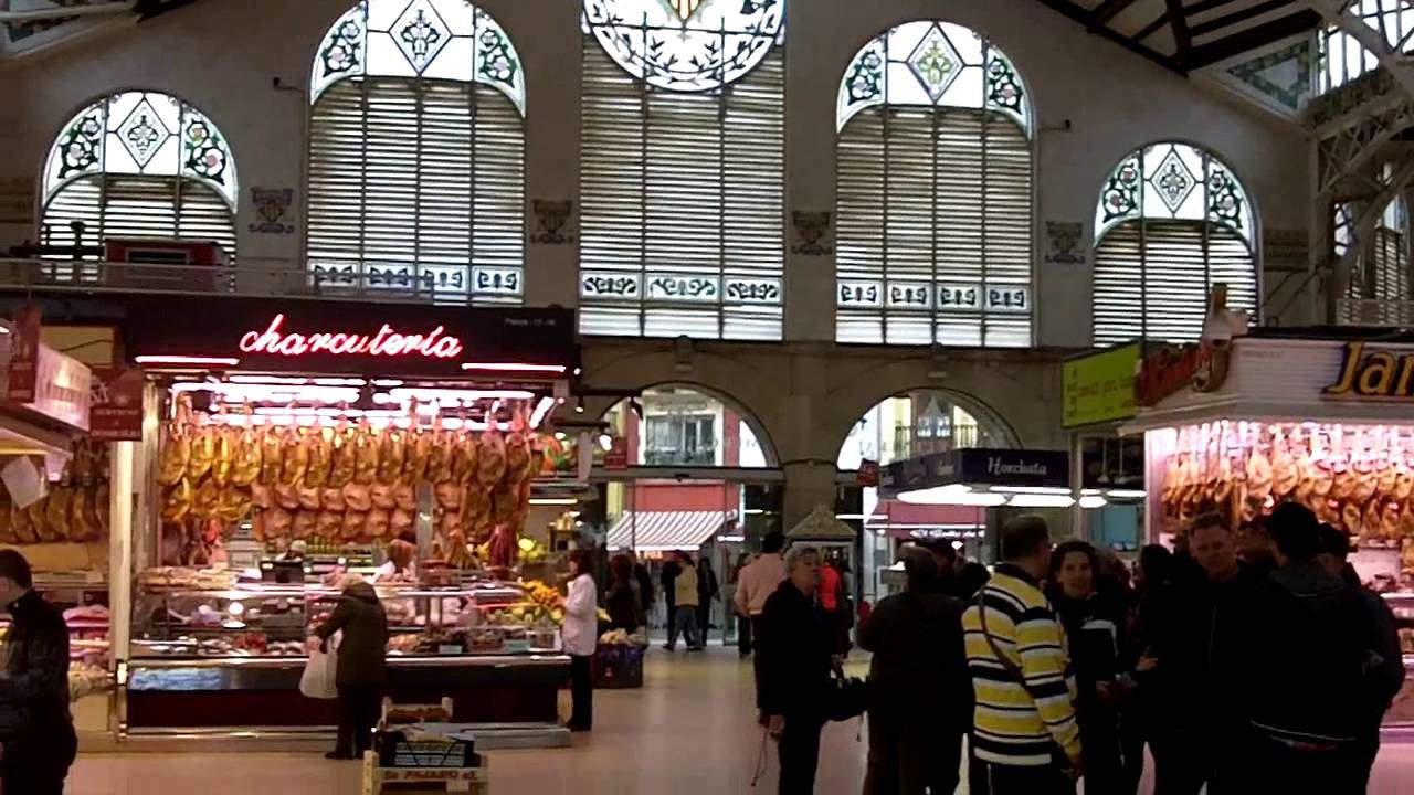السوق المركزي في فالنسيا اسبانيا