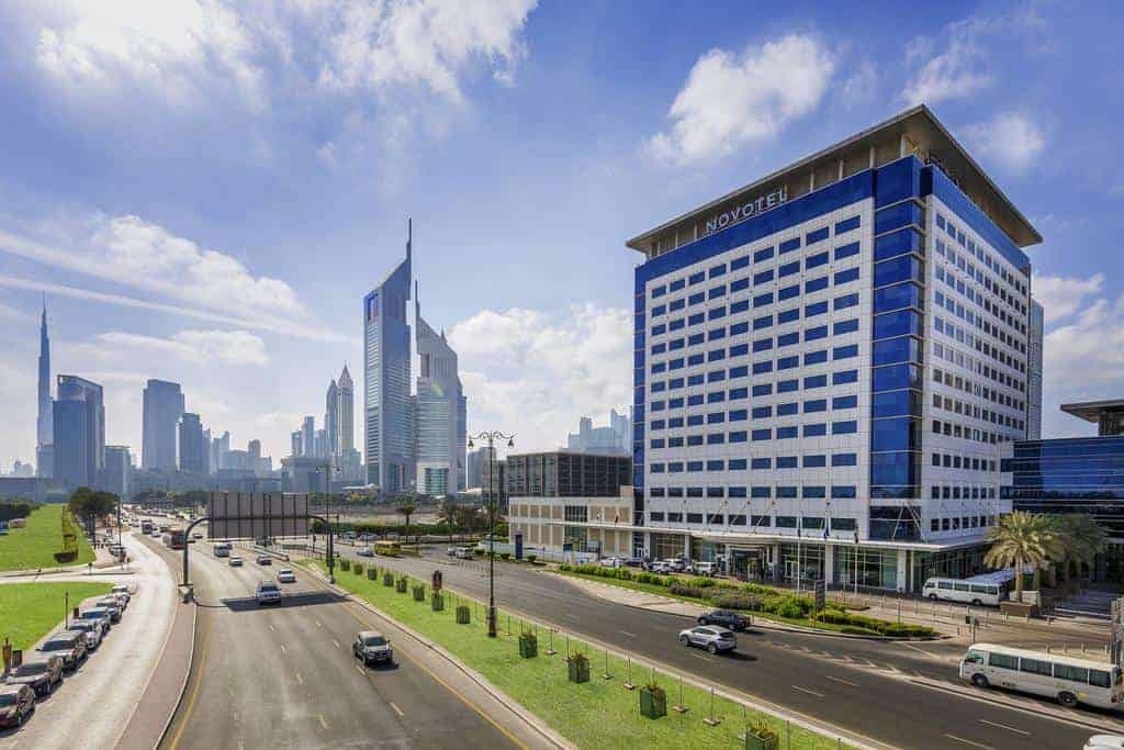 موقع مركز دبي التجاري العالمي (عامود التجارة في دبي)