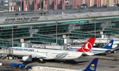 اجراءات الدخول والوصول في مطار اتاتورك اسطنبول تركيا