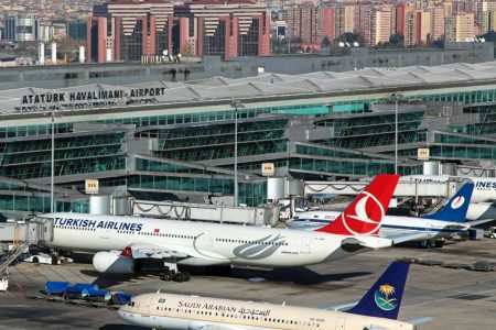 اجراءات الدخول والوصول في مطار اتاتورك اسطنبول تركيا