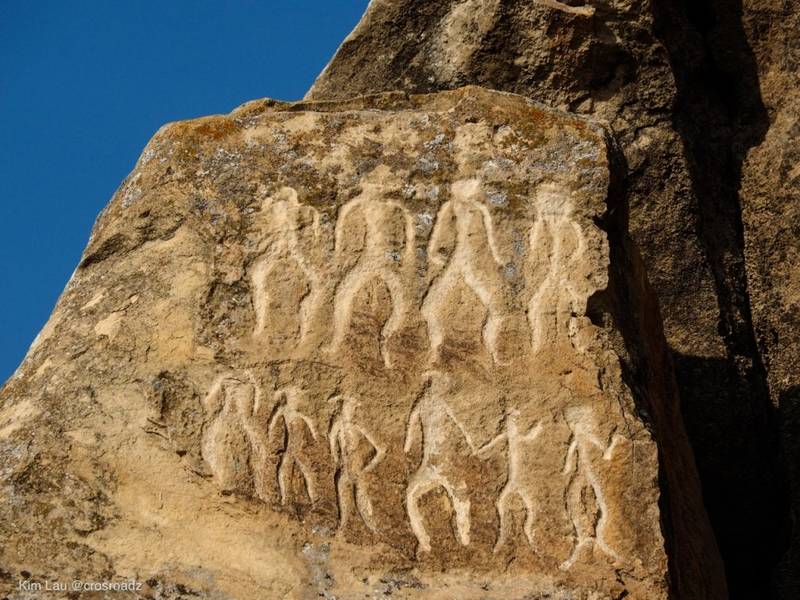 زيارة آثار مدينة نفتالان - أذربيجان - نفتالان