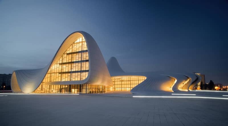 جولة في باكو Baku - أذربيجان - باكو