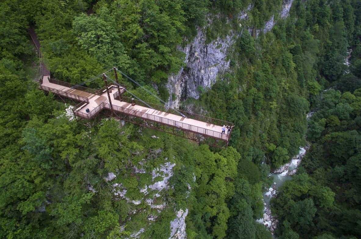 وادي أوكاتسي kutaisi Okatse Canyon