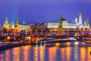 الوصول إلى مدينة موسكو – روسيا – موسكو
