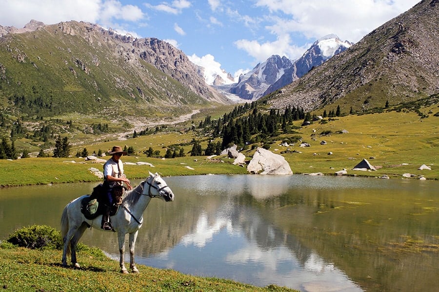 المناظر الطبيعية في قرقيزيا