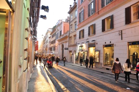 افضل 3 شوارع تسوق في روما