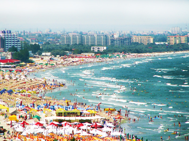 صورة لاحد الشواطئ في مدينة كونستانتسا رومانيا