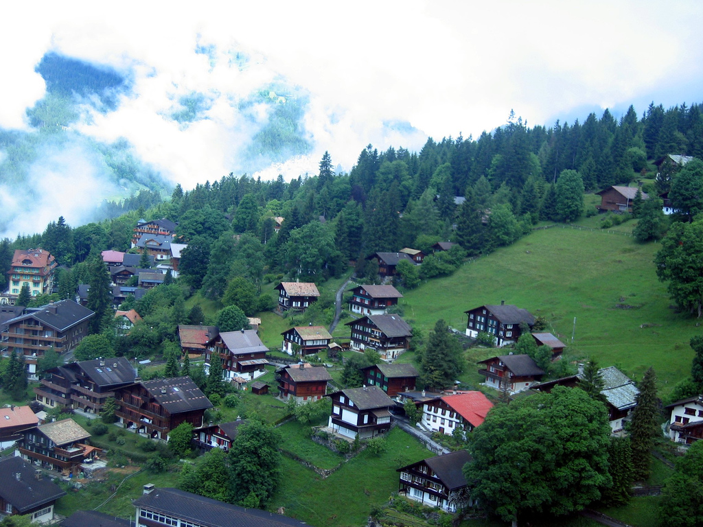 السياحة في قرية وينجن سويسرا