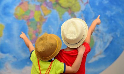 تجربة السفر مع الاطفال