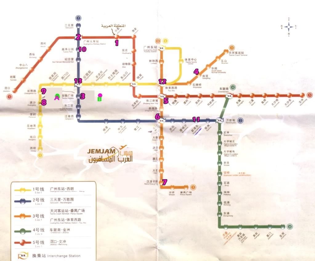 خارطه مترو جوانزو